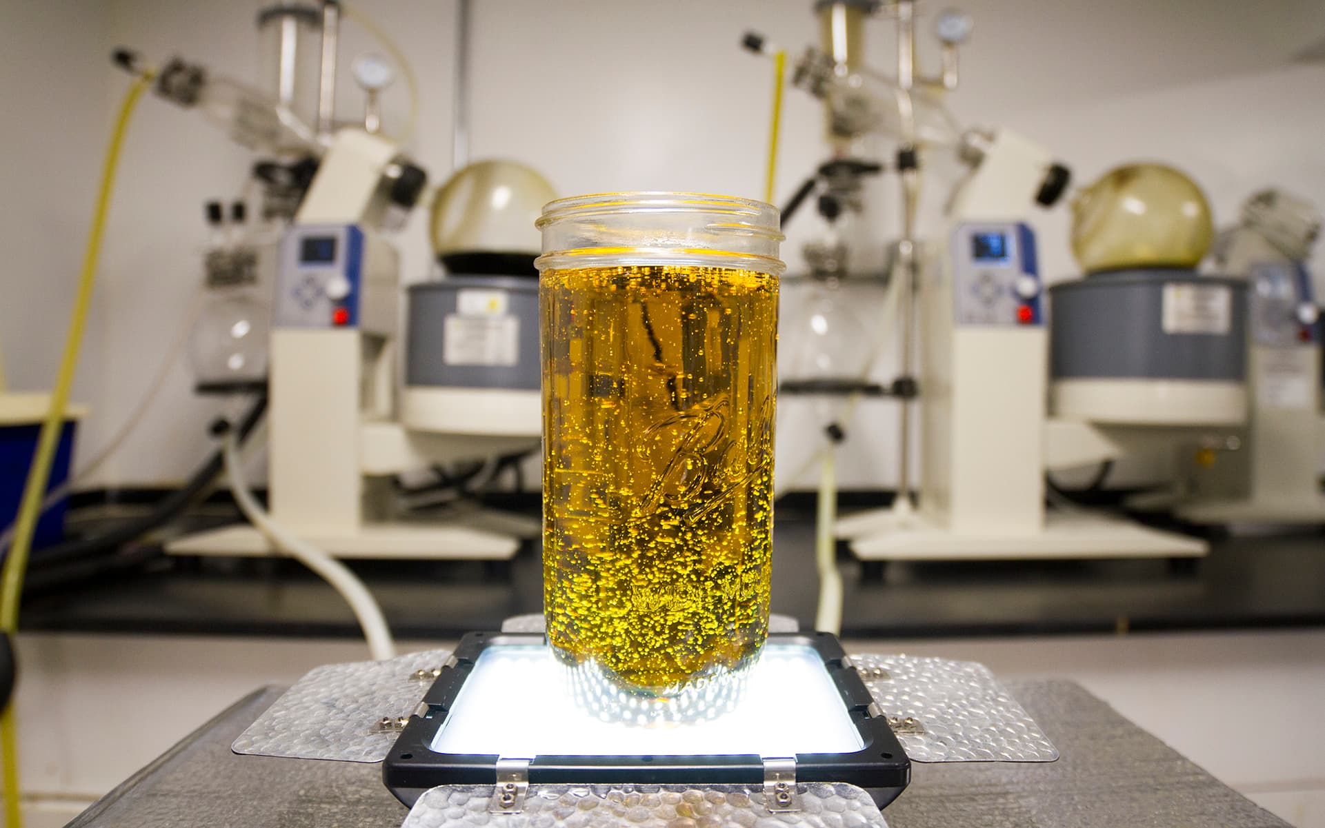 In-process product under inspection in the CNPG laboratory.
